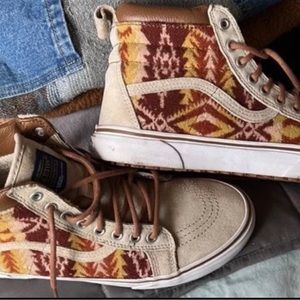 Vans X Pendleton Hi-top 8.5W